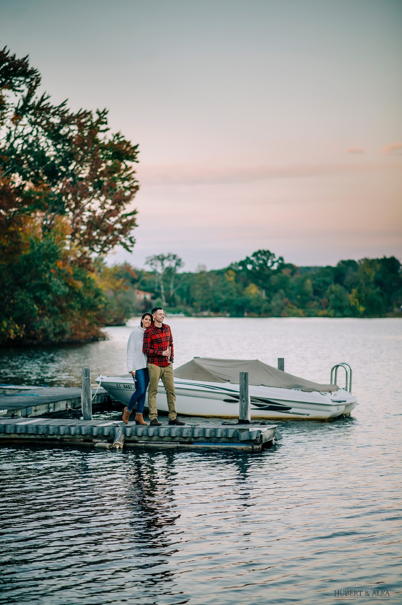 Candlewood Lake Engagement Photos Connecticut