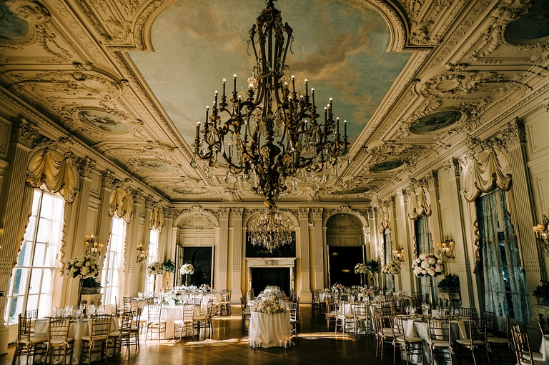 Rosecliff Mansion Wedding Ballroom 
