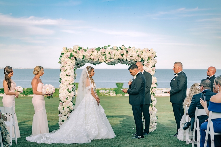 Rosecliff Mansion Wedding Ceremony