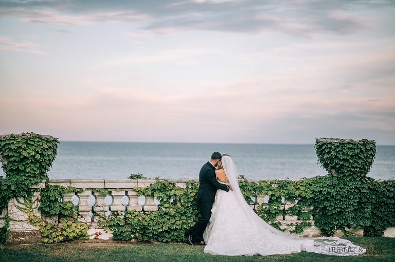 Rosecliff Mansion Wedding Ocean Side