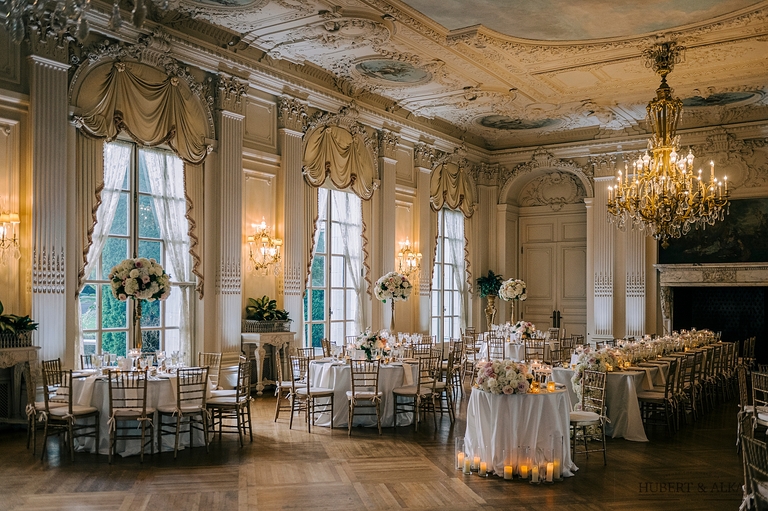 Rosecliff Mansion Wedding Reception