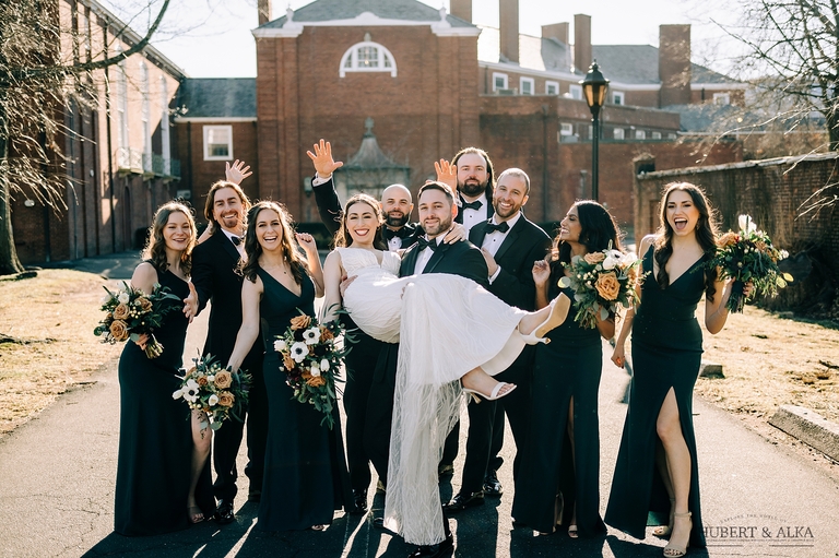 Winter Wedding | New Haven Lawn Club Wedding Photography
