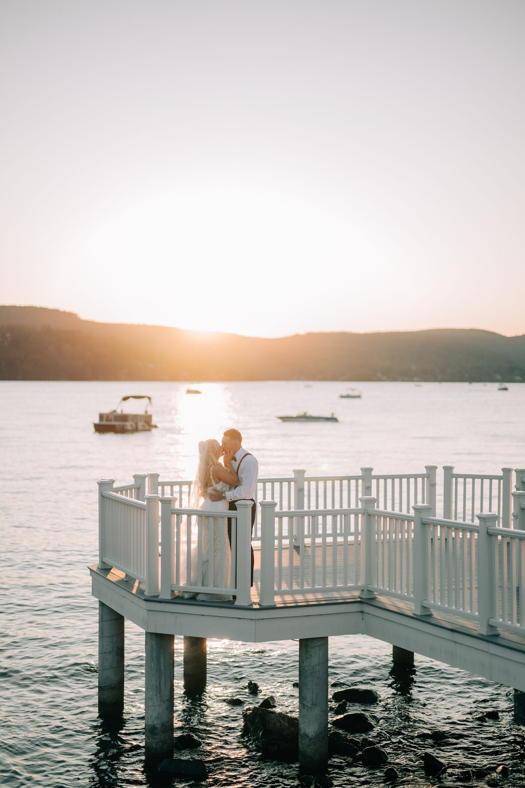 Bride and groom at Candlewood Inn wedding in Brookfield CT